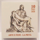 Vaticano 10 Euro Rame 2020 Arte e Fede: la Pietà di Michelangelo Proof